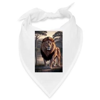 PRISMATIC ROAR 2050: Nature Reimagined - Bandana - Weiß - Vorne