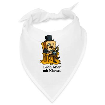 Brot mit Klasse Surrealismus Like a Sir - Bandana - Weiß - Vorne