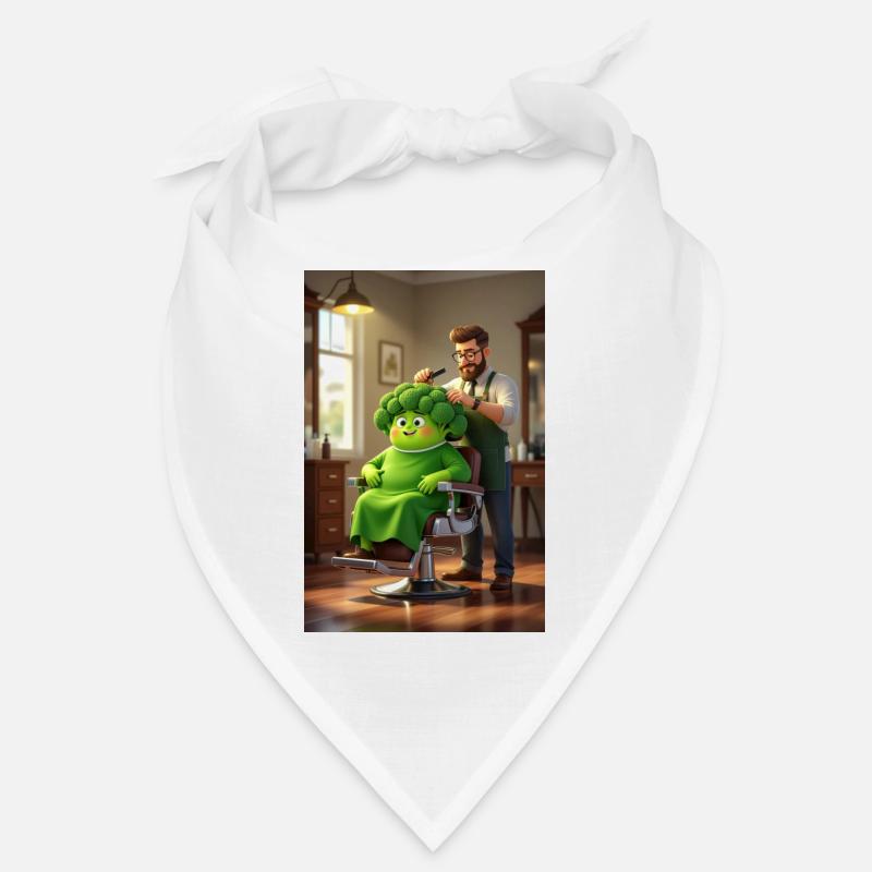 Brokkoli Chef Makeover Illustration Bandana