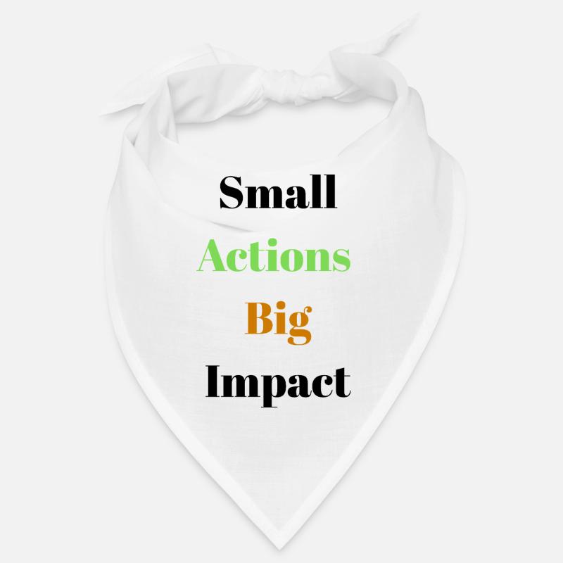 Dynamisches Typografie-Design mit mutigen Aktionen Bandana