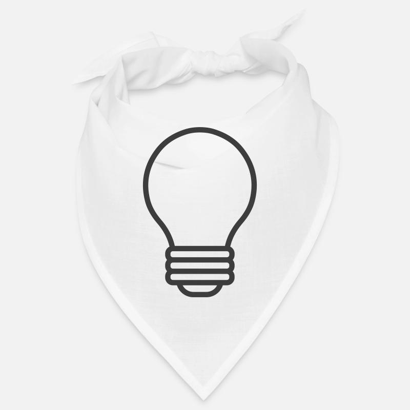 Light Bulb Line Icon Bandana