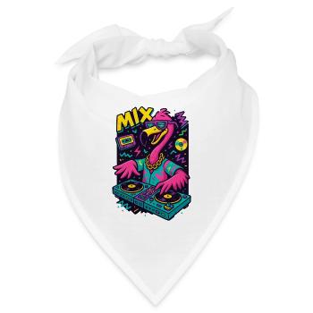 Neon Flamingo  - Bandana - Weiß - Vorne