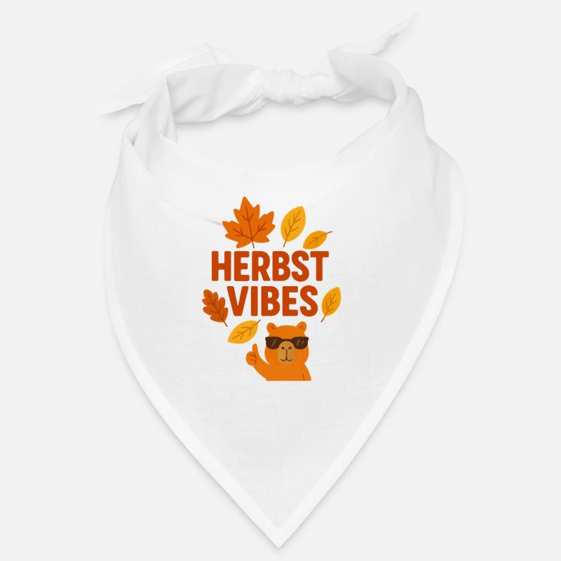 Fall Vibes | Cool Capybara in Autumn Mode Bandana