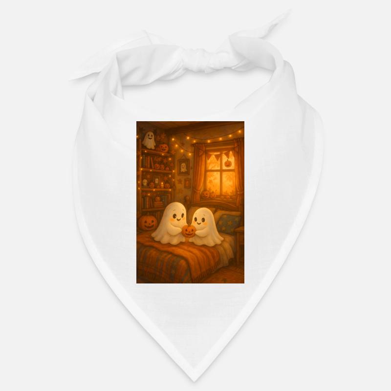 Fantômes mignons d’Halloween Bandana