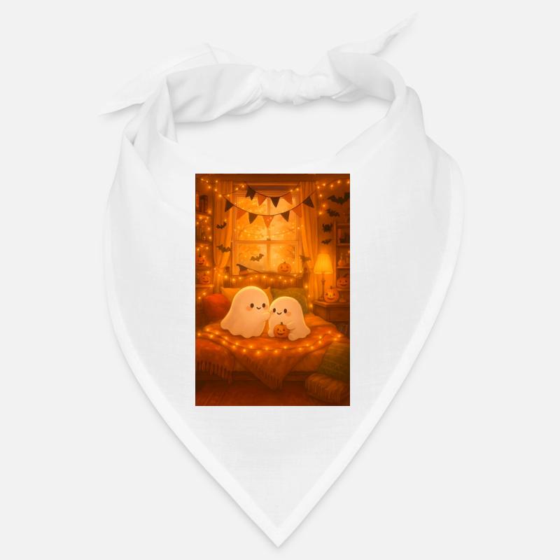 Fantômes mignons d’Halloween Bandana