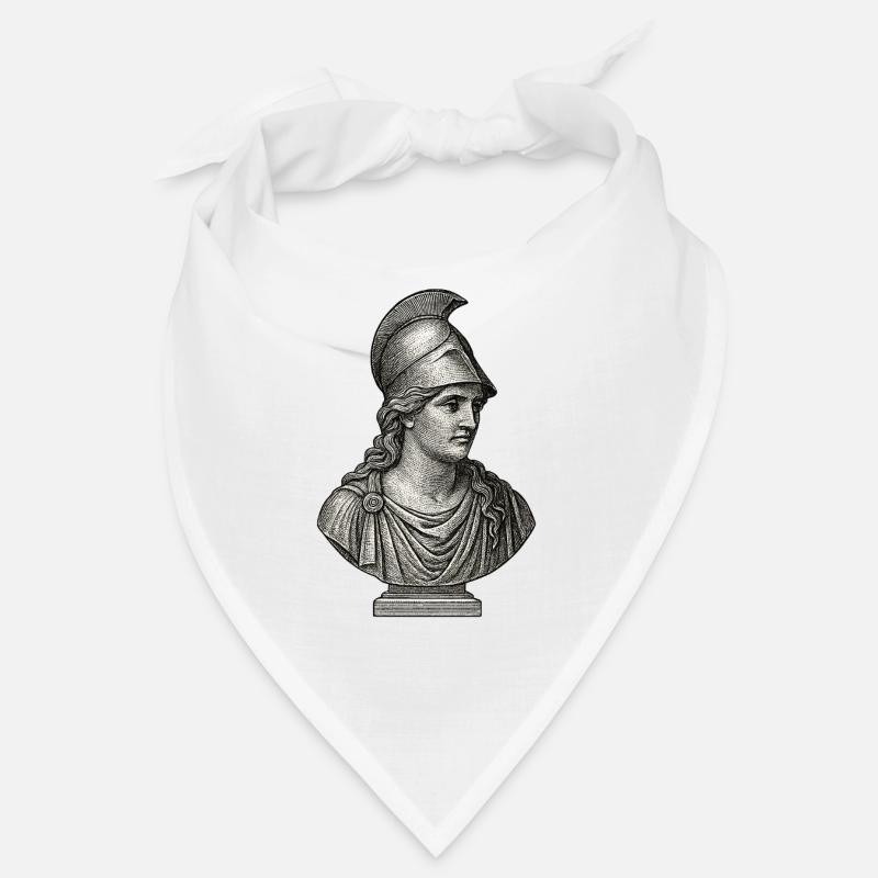 Antique Athena Bust | Classical Greek Art Bandana