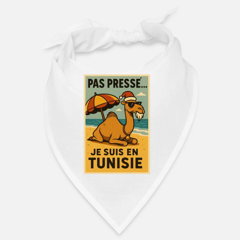 Weihnachtskamel in Tunesien - Bandana - Weiß