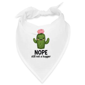 Nö, kein Hugger-Kaktus - Bandana - Weiß - Vorne
