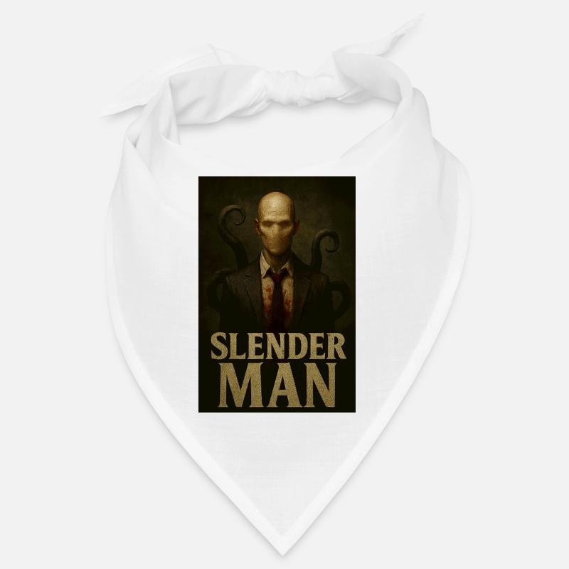 Slender Man VHS Forest Glitch Horror Tee Bandana