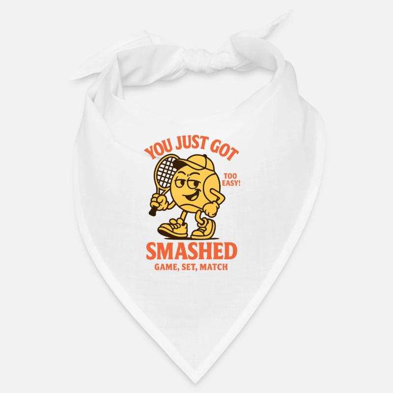 YOU JUST GOT SMASHED - Bandana - white