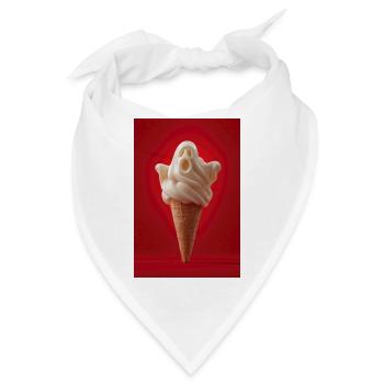 Spooky Ghost IceCream Cone - Bandana - Weiß - Vorne