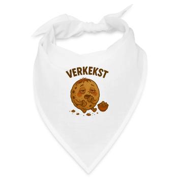 Verkekster Keks - Bandana - Weiß - Vorne