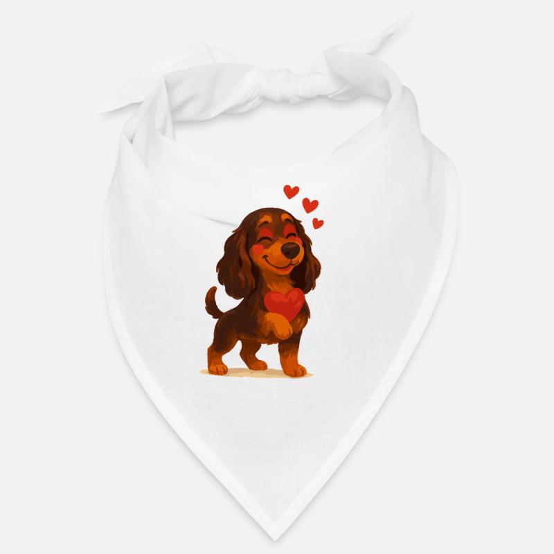 Cocker Spaniel verliebt Bandana
