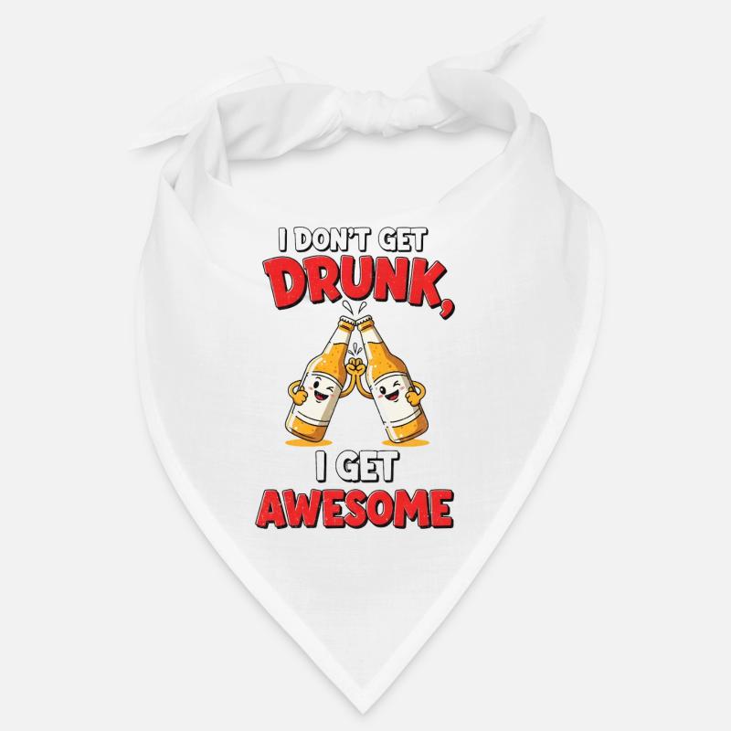 Don't Get Drunk Comic Shirt Geschenk Bandana