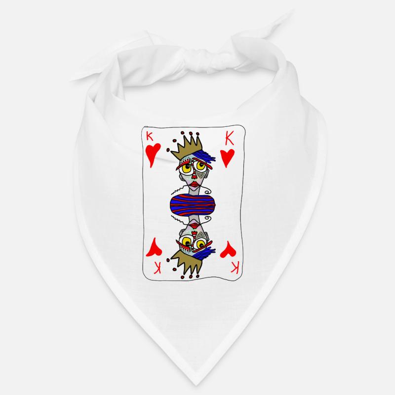 Carte Roi Double Image Style Bandana