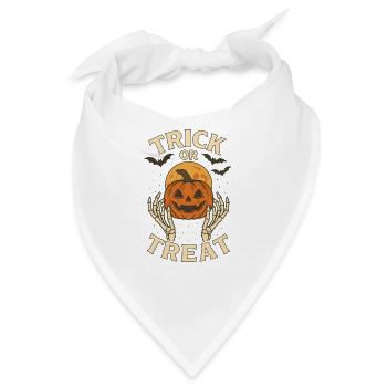 Trick or Treat Moonlight - Bandana - Weiß - Vorne