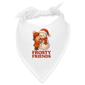 Frosty Friends Winterwärme - Bandana - Weiß - Vorne