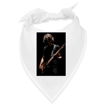Mitternachts-Bassist im Schatten - Bandana - Weiß - Vorne