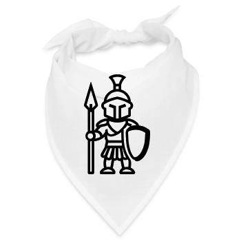 Krieger - Bandana - Weiß - Vorne