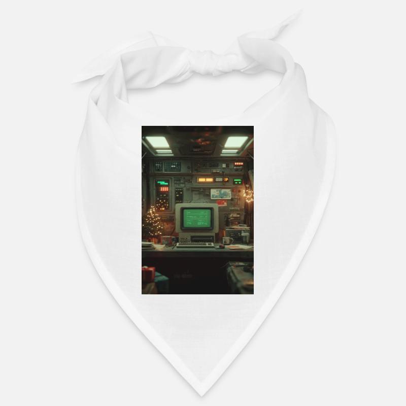 Retro Computer Console Holiday Glow Bandana