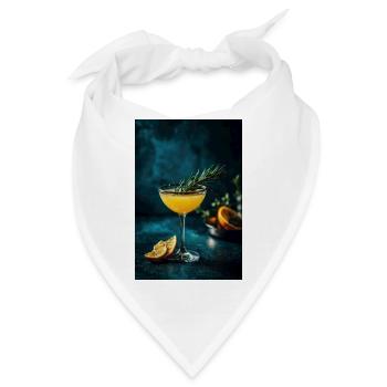 Zitrus-Rosmarin-Spritz - Bandana - Weiß - Vorne