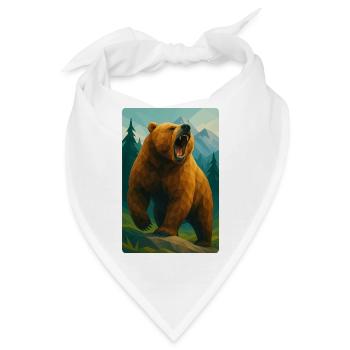 Polynature Grizzly - Bandana - Weiß - Vorne