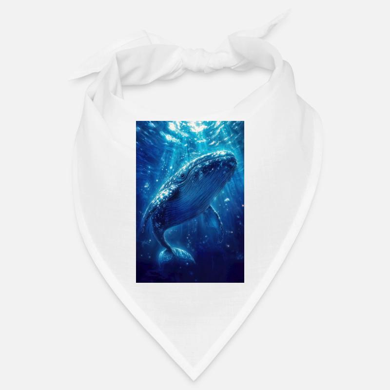 Illustration eines Wals Bandana