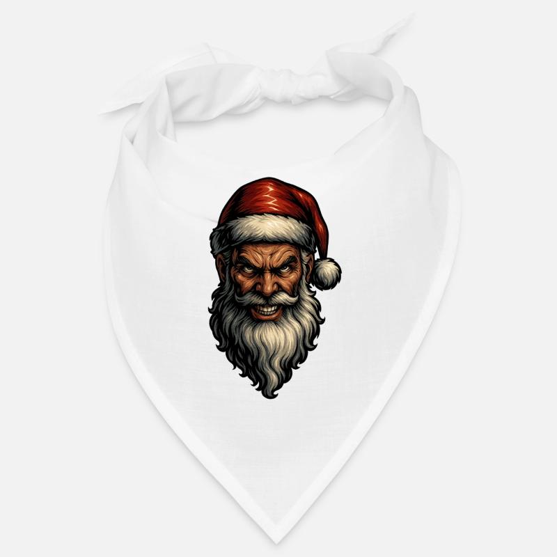 Düsterer Weihnachtsmann Fratze Bandana