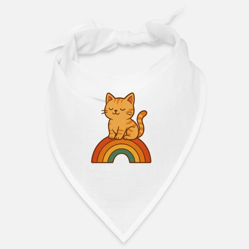 Cat Rainbow Tranquility Bandana