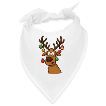 Rentier - Bandana - Weiß - Vorne