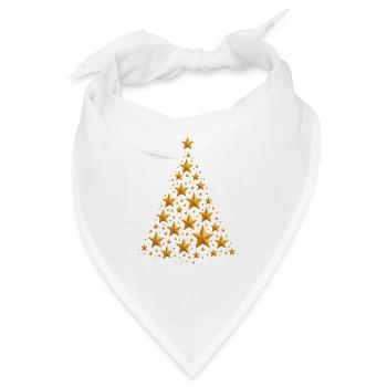 Weihnachtsbaum Weihnachten - Bandana - Weiß - Vorne
