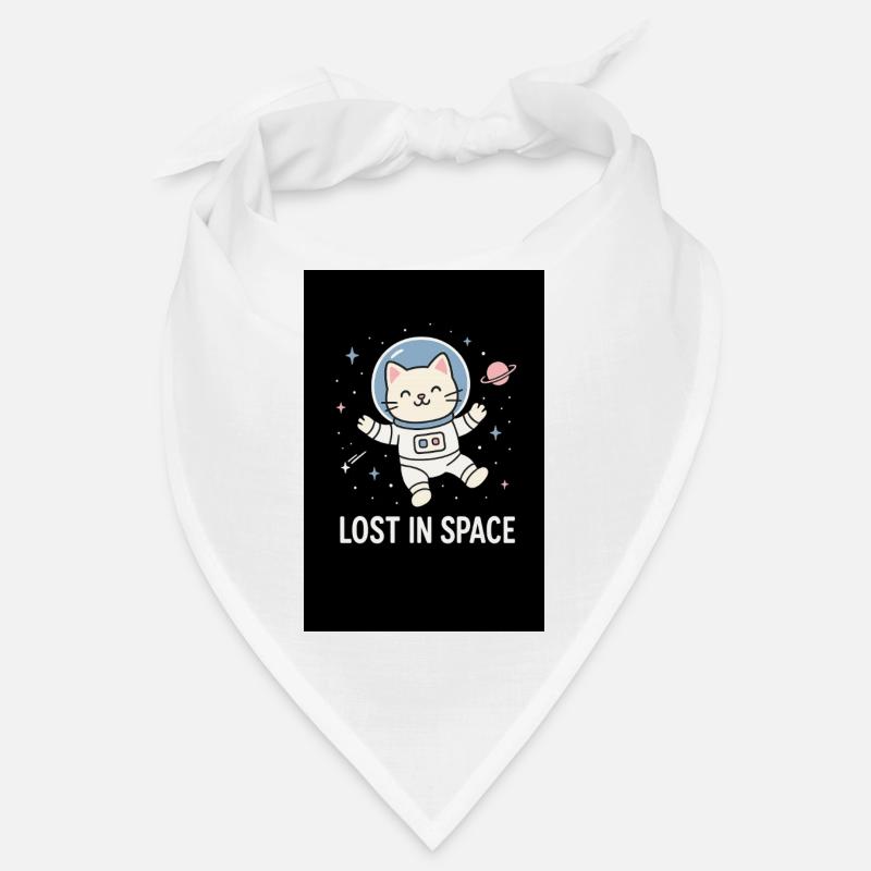Astronaute chat perdu dans l’espace Bandana