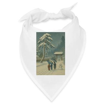 Weihnachtszeit - Bandana - Weiß - Vorne