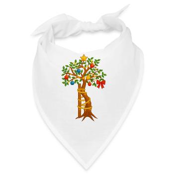Bäumchen von Andry in weihnachtlich - Bandana - Weiß - Vorne