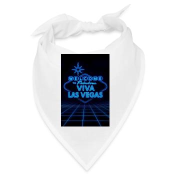 Viva Las Vegas Neon Willkommensschilder - Bandana - Weiß - Vorne