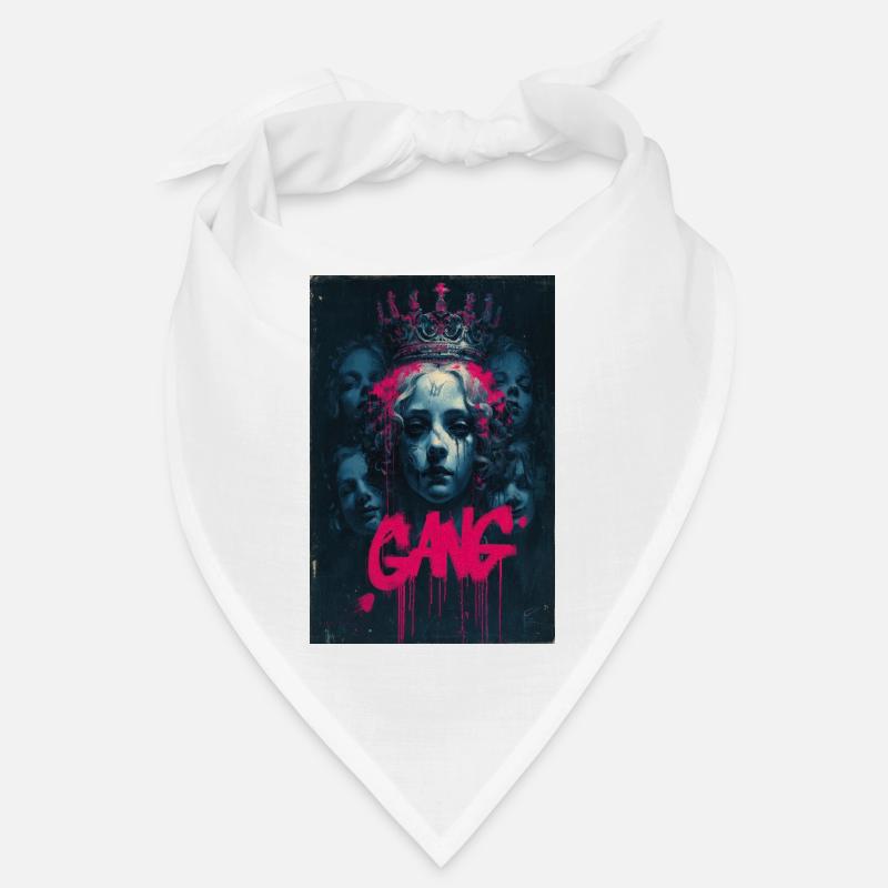Neon Queen Graffiti Crown Bandana