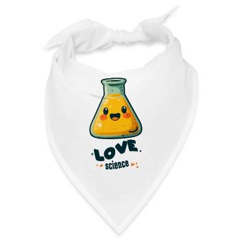 Love Science - Bandana - Weiß - Vorne