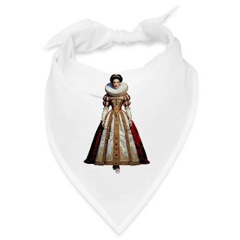 Königin Elisabeth I. Cosplay - Bandana - Weiß - Vorne