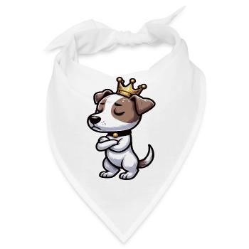 Jack Russel terrier Jack russel liebhaber Jackie - Bandana - Weiß - Vorne