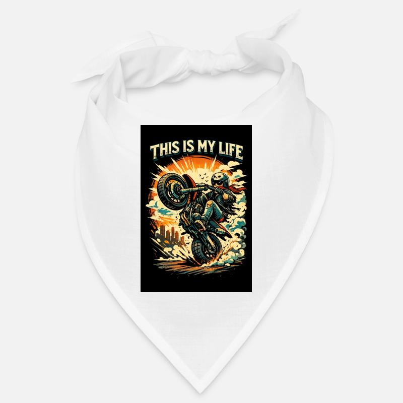 Motorrad im Einsatz Bandana