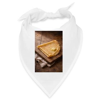 Knusprige Crepes mit Butter - Bandana - Weiß - Vorne