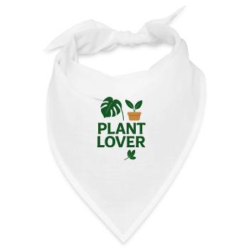 Plant Lover Monstera Topfpflanze - Bandana - Weiß - Vorne
