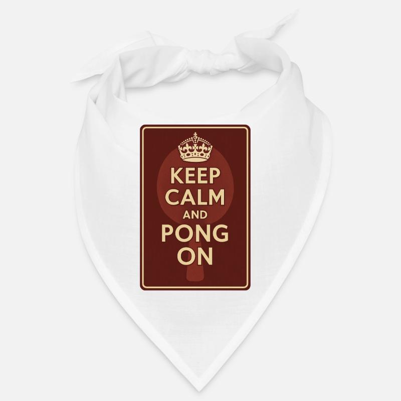 Keep Calm and Pong On / Ping Bandana