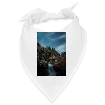 Orion-Sternbild über einem erstaunlichen Fluss - Bandana - Weiß - Vorne