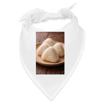 Onigiri Reisbällchen Japanstil - Bandana - Weiß - Vorne