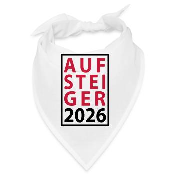 Aufsteiger 2026 Aufstieg - Bandana - Weiß - Vorne
