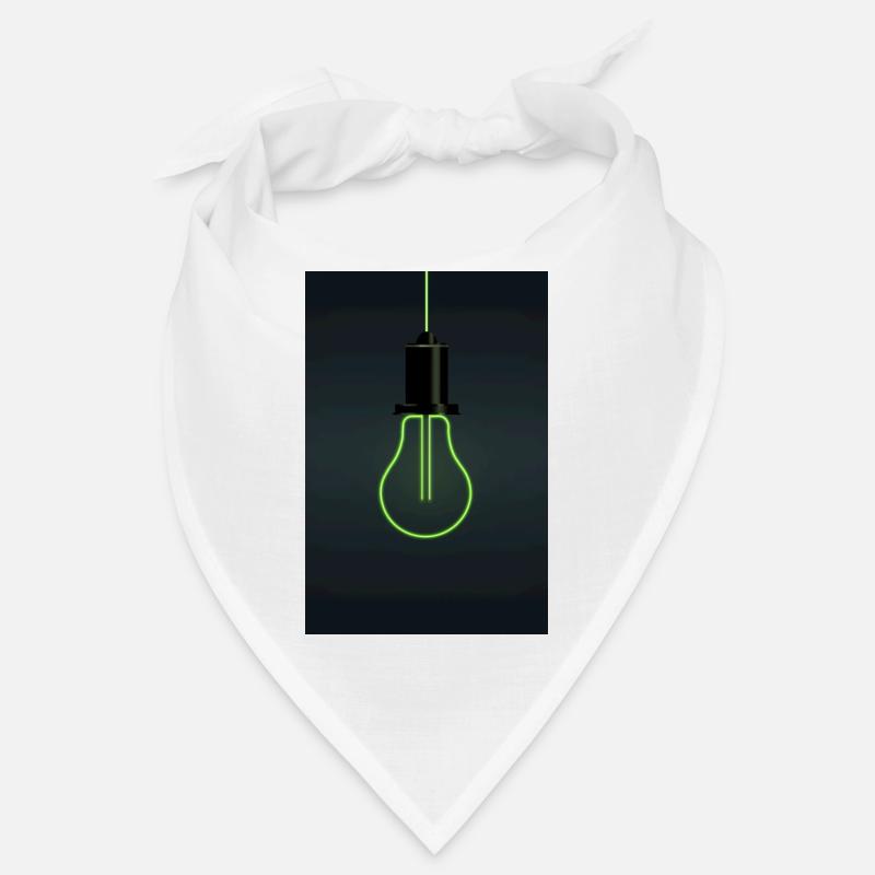Neon Light Bulb – Minimalist Idea Design Bandana
