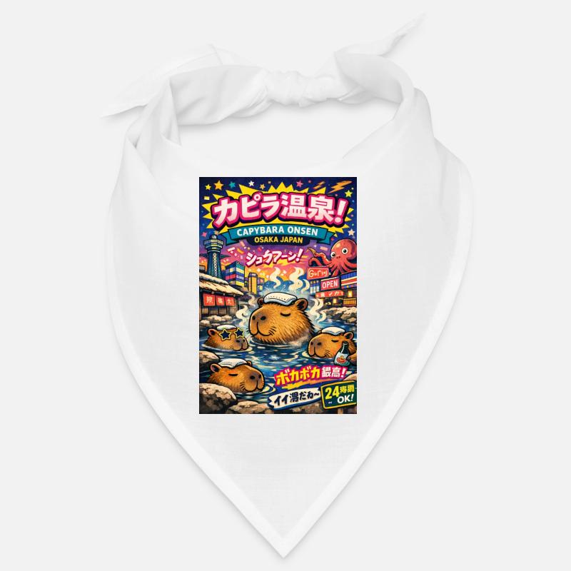 Capybara Onsen Osaka – Bunte Hot Pools Bandana