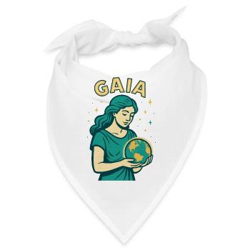 Gaia – Mutter Natur – Baum des Lebens - Bandana - Weiß - Vorne