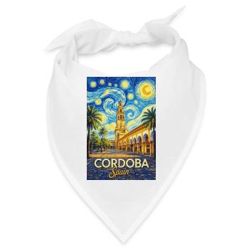 Cordoba Spain - Bandana - Weiß - Vorne